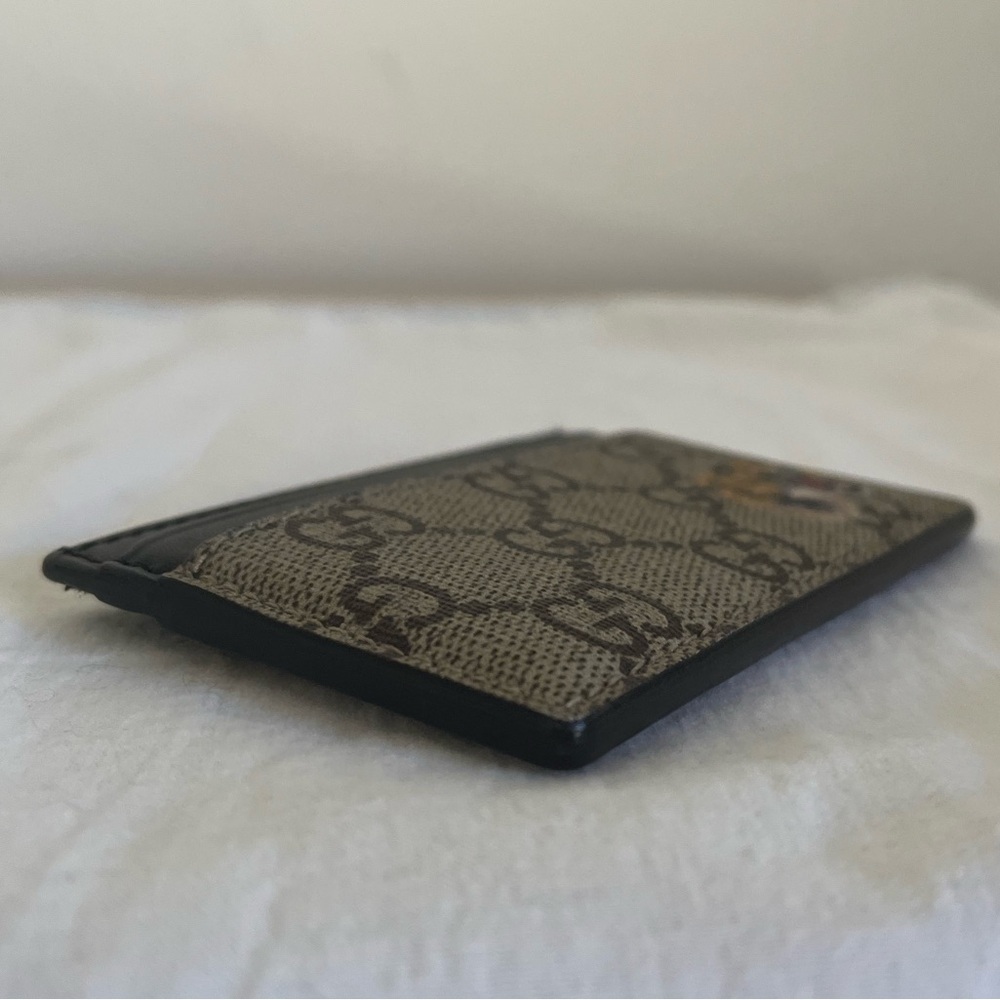 Gucci GG Supreme Monogram Tiger Print Card Holder Ltd Ed Dust bag,Box - Picture 7 of 15